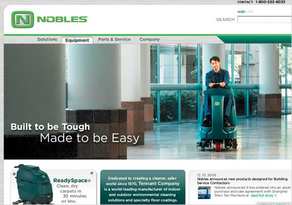 We all need a refresher every once in a while, and that's exactly what I did here by giving the Nobles website a little facelift.